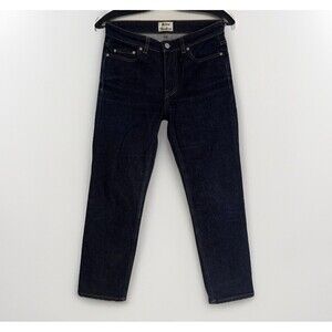 Acne Studios Women’s Jeans 26 32 Dark Indigo Denim Made In Italy Lit Str Rw